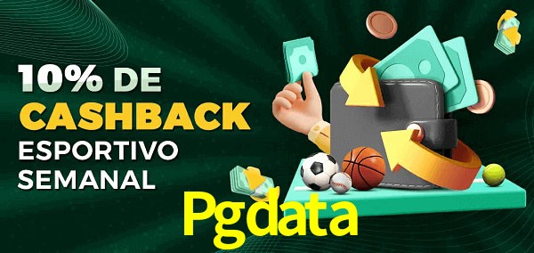 10% de bônus de cashback na Pgdata